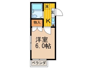 タウンハウス八木の物件間取画像